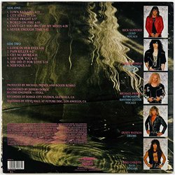 Legs Diamond LP Town Bad Girl  kansi EX- levy EX Käytetty LP