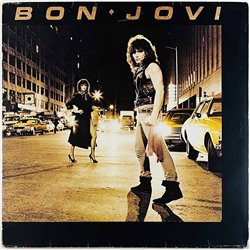 Bon Jovi LP Bon Jovi  kansi VG levy VG+ Käytetty LP