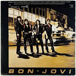 Bon Jovi LP Bon Jovi  kansi VG levy VG+ Käytetty LP