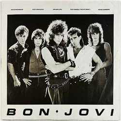 Bon Jovi LP Bon Jovi  kansi VG levy VG+ Käytetty LP