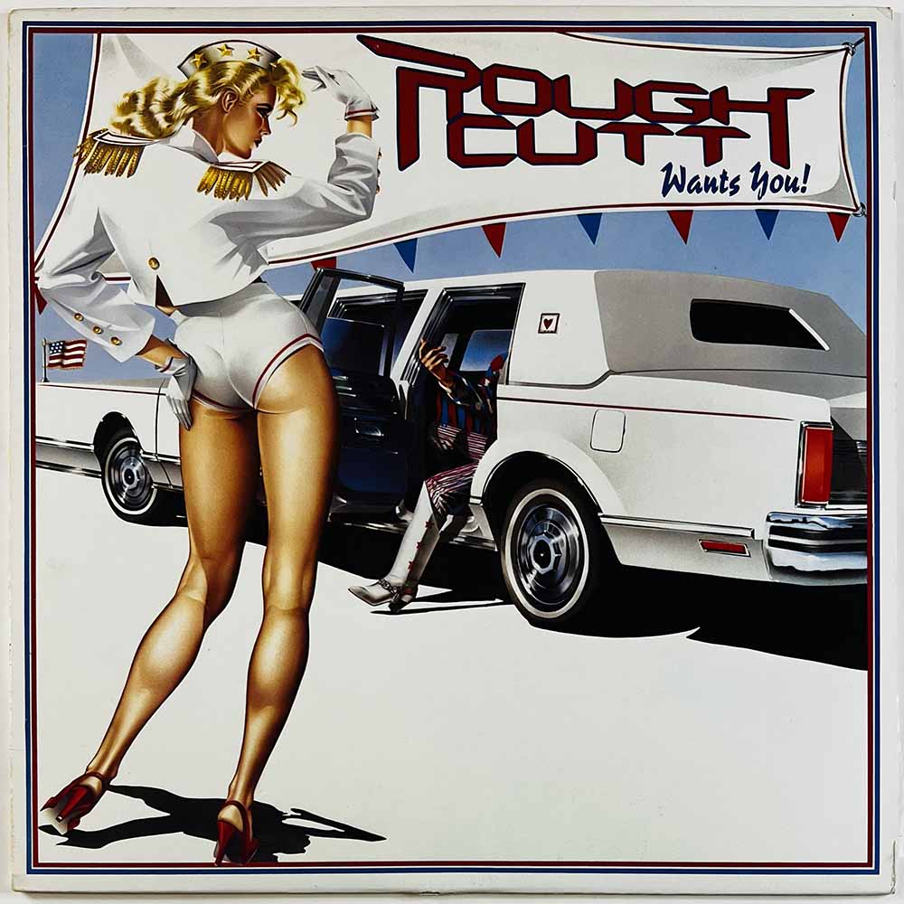 Rough Cutt LP Wants You  kansi EX levy EX- Käytetty LP