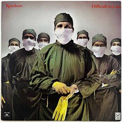 Rainbow LP Difficult to cure  kansi VG+ levy EX Käytetty LP