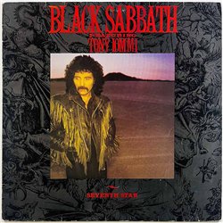 Black Sabbath LP Seventh Star  kansi VG levy VG+ Käytetty LP