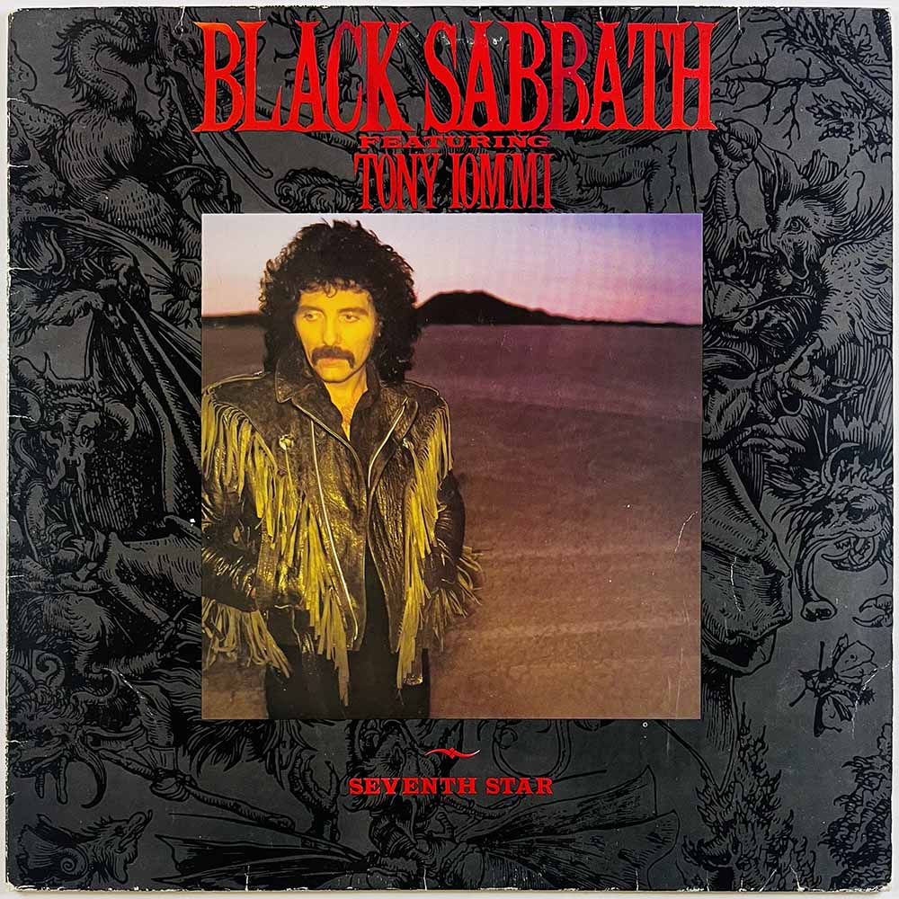 Black Sabbath LP Seventh Star  kansi VG levy VG+ Käytetty LP