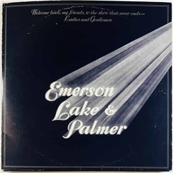 Emerson Lake & Palmer LP Welcome Back My Friends 3LP  kansi VG levy EX- Käytetty LP