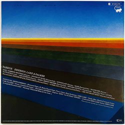 Emerson Lake & Palmer LP Tarkus  kansi EX levy EX Käytetty LP