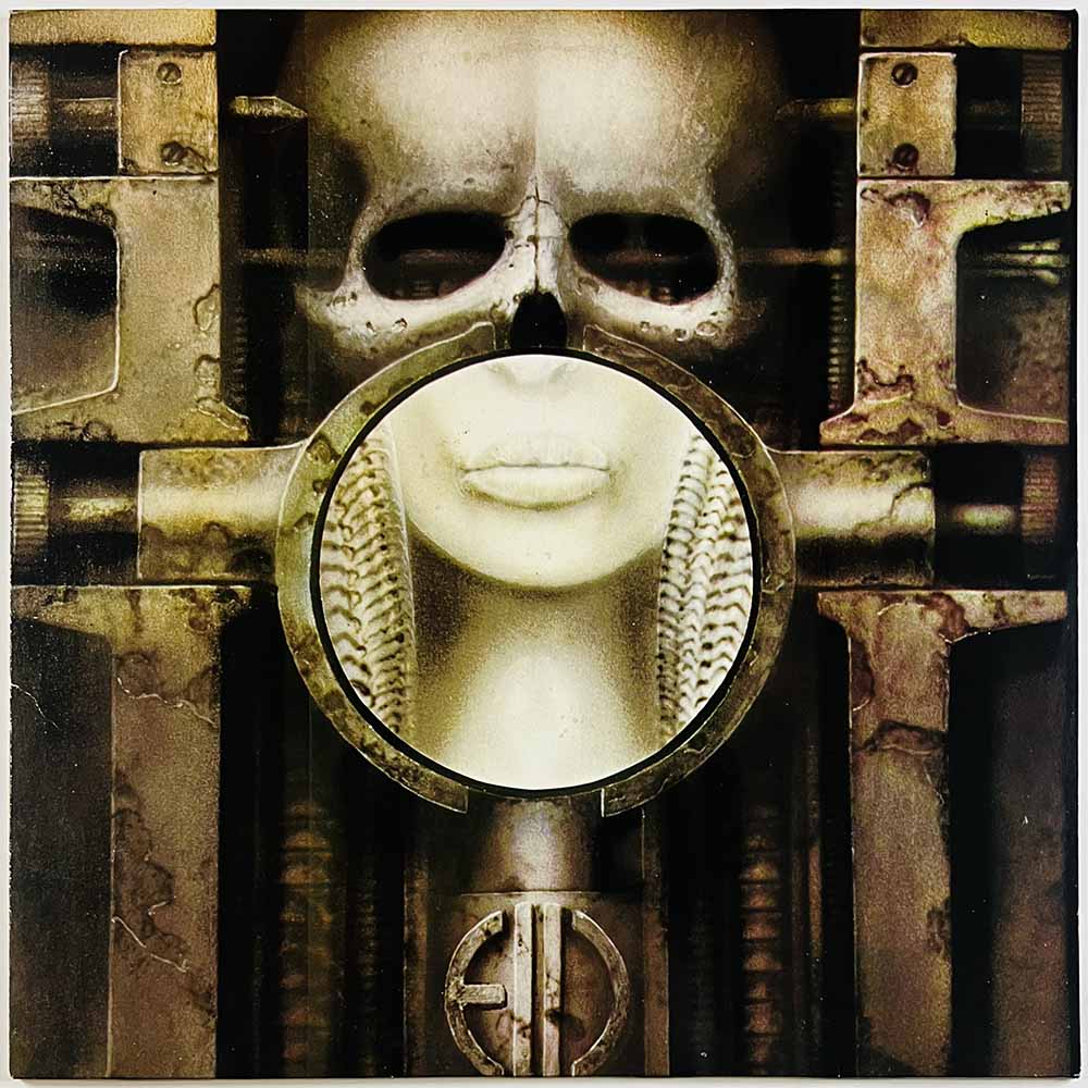 Emerson Lake & Palmer LP Brain Salad Surgery  kansi EX levy EX Käytetty LP