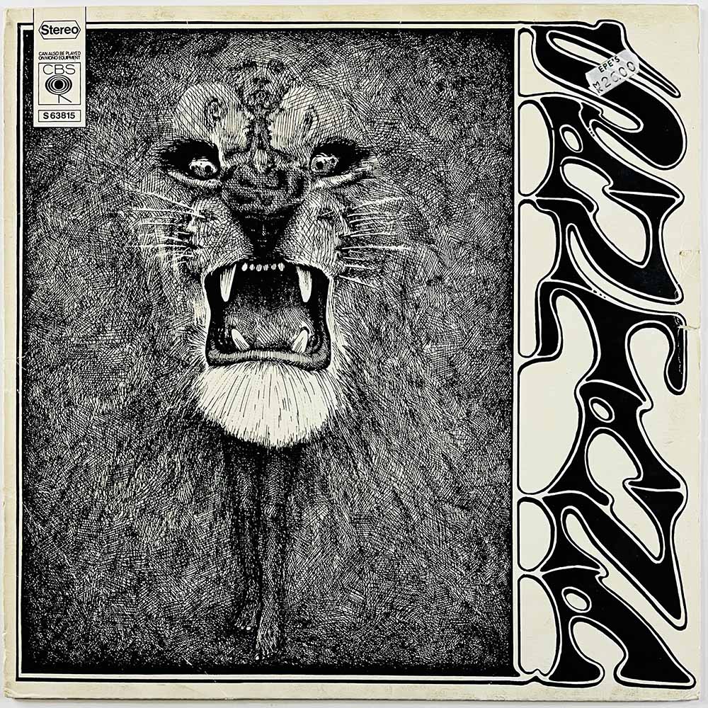 Santana LP Santana  kansi G+ levy VG+ Käytetty LP