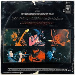 Santana LP Santana  kansi G+ levy VG+ Käytetty LP
