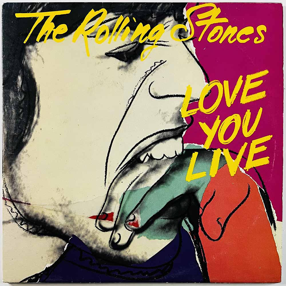 Rolling Stones LP Love You Live 2LP  kansi VG+ levy VG+ Käytetty LP