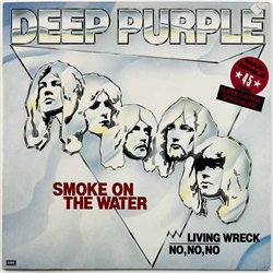 Deep Purple LP Smoke On The Water, 12-inch maxi  kansi EX levy EX Käytetty LP