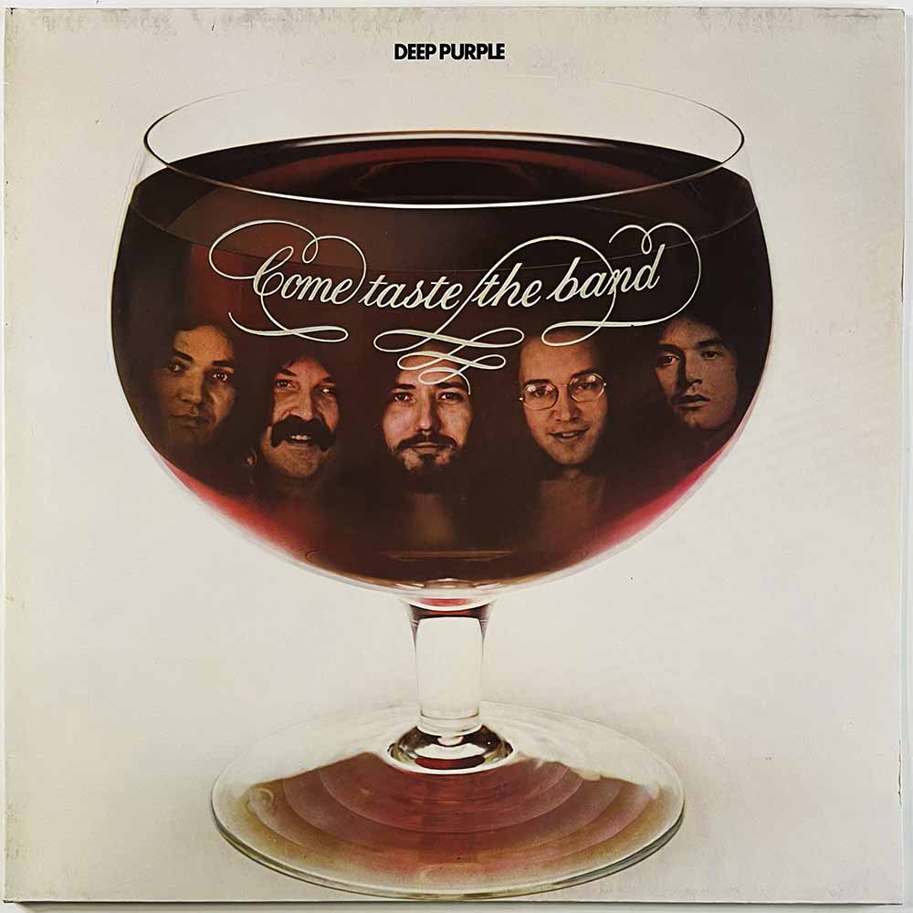 Deep Purple LP Come taste the band  kansi EX levy EX Käytetty LP