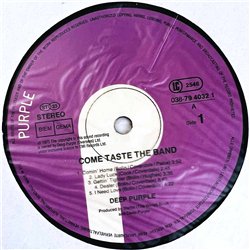 Deep Purple LP Come taste the band  kansi EX levy EX Käytetty LP