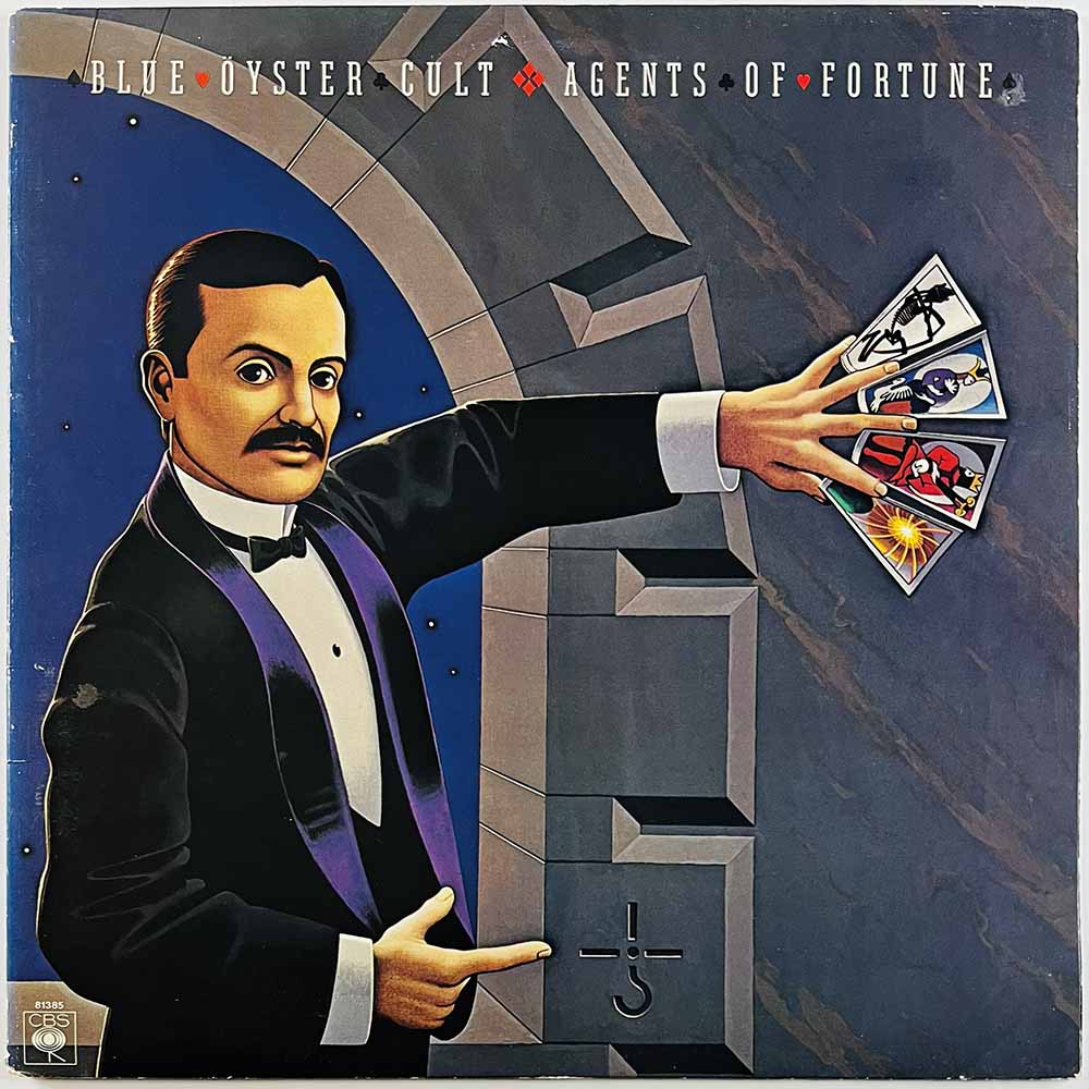 Blue Öyster Cult LP Agents of fortune  kansi VG levy VG+ Käytetty LP
