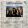 Whitesnake LP Give me all your love, 12-inch maxi  kansi EX- levy EX Käytetty LP