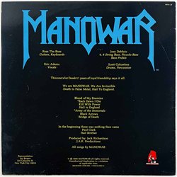 Manowar LP Hail to England  kansi VG levy EX Käytetty LP