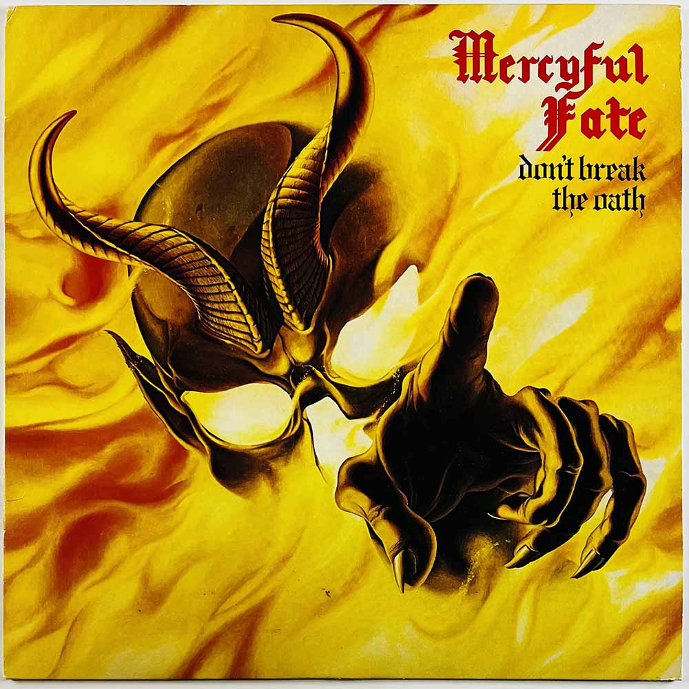 Mercyful Fate LP Don’t break the oath  kansi VG+ levy EX Käytetty LP