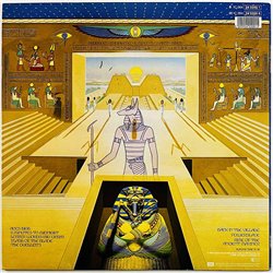 Iron Maiden LP Powerslave  kansi EX levy EX Käytetty LP