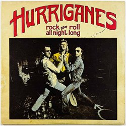 Hurriganes LP Rock and roll all night long, 1.painos  kansi G+ levy VG+ Käytetty LP