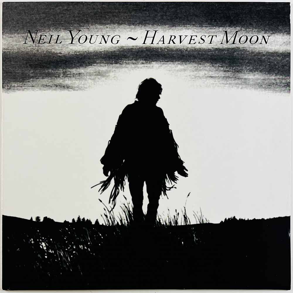 Young Neil LP Harvest Moon  kansi EX levy EX Käytetty LP