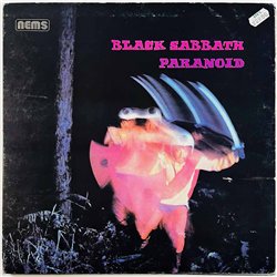Black Sabbath LP Paranoid  kansi VG levy G+ Käytetty LP