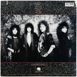 Y & T  LP Contagious  kansi G+ levy EX Käytetty LP