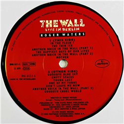 Waters Roger LP The Wall live in Berlin 2LP  kansi VG+ levy EX- Käytetty LP