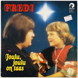 Fredi LP Joulu, joulu on taas  kansi EX- levy EX Käytetty LP