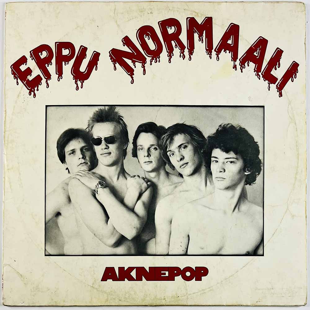 Eppu Normaali LP Aknepop  kansi G- levy VG+ Käytetty LP