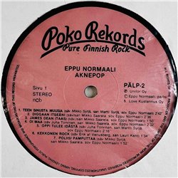 Eppu Normaali LP Aknepop  kansi G- levy VG+ Käytetty LP