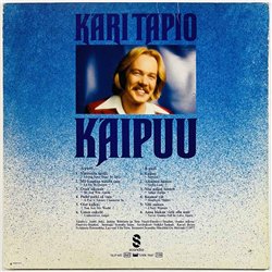 Kari Tapio LP Kaipuu  kansi VG levy VG Käytetty LP
