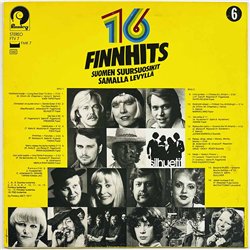 Taiska, Kari Tapio, Tapani Kansa ym. LP Finnhits 6  kansi VG- levy VG- Käytetty LP
