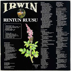 Irwin Goodman LP Rentun ruusu  kansi EX- levy VG Käytetty LP