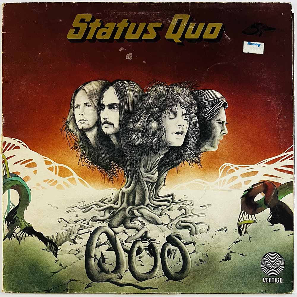 Status Quo LP Quo  kansi G+ levy G+ Käytetty LP