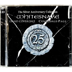 Whitesnake Käytetty CD The Silver Anniversary Collection 2CD  kansi VG+ levy EX- Käytetty CD