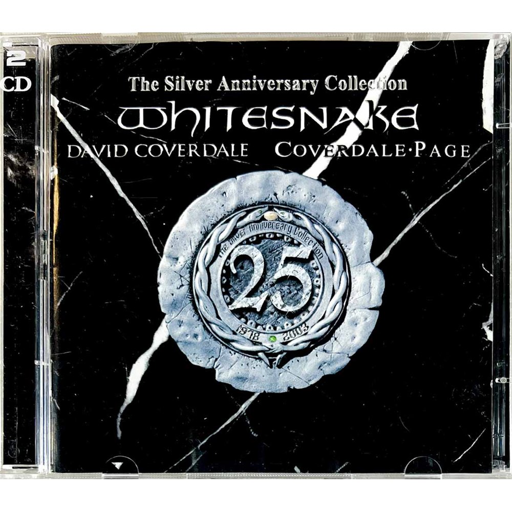 Whitesnake Käytetty CD The Silver Anniversary Collection 2CD  kansi VG+ levy EX- Käytetty CD