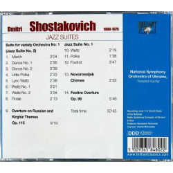 Dmitri Shostakovich / Theodore Kuchar n.1990’s 8480 Jazz Suites CD Begagnat