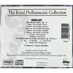 Holst 1993 TRP007 The Planets Suite / St. Paul's Suite CD Begagnat