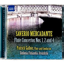 Jyväskylä Sinfonia, Giuseppe Saverio Mercadante 2013 8572731 Flute Concertos Nos. 1, 2 And 4 CD Begagnat