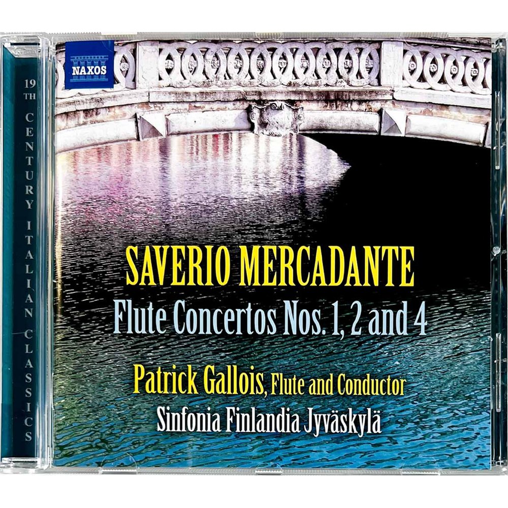 Jyväskylä Sinfonia, Giuseppe Saverio Mercadante 2013 8572731 Flute Concertos Nos. 1, 2 And 4 CD Begagnat