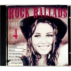 Aerosmith, ZZ Top, Guns n’ Roses 1995 199 5006 Rock Ballads volume 4 CD Begagnat