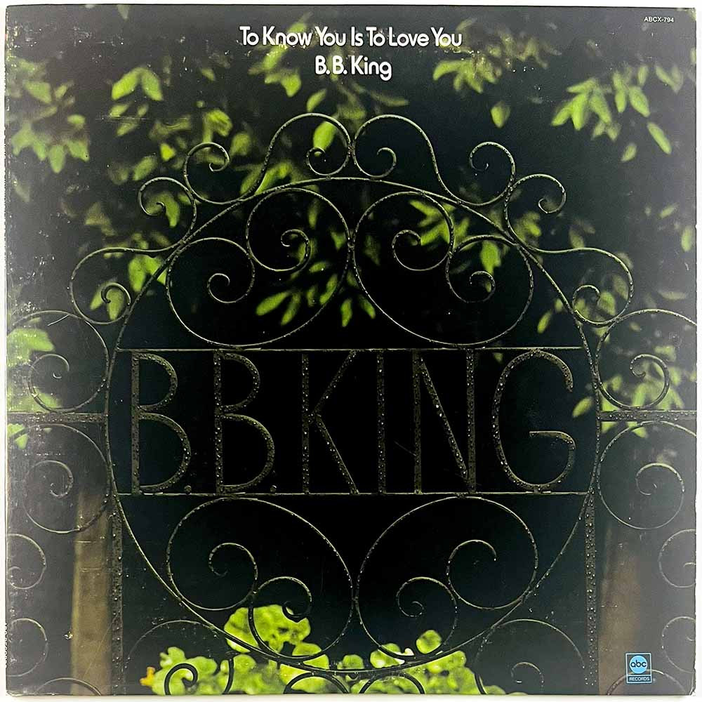 King B.B. LP To know you is to love you  kansi EX- levy EX Käytetty LP