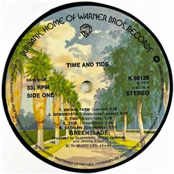 Greenslade 1975 K56126 Time and Tide Begagnat LP