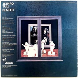 Jethro Tull LP Benefit  kansi VG levy EX- Käytetty LP