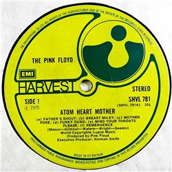 Pink Floyd 1970 SHVL 781 Atom Heart Mother Begagnat LP