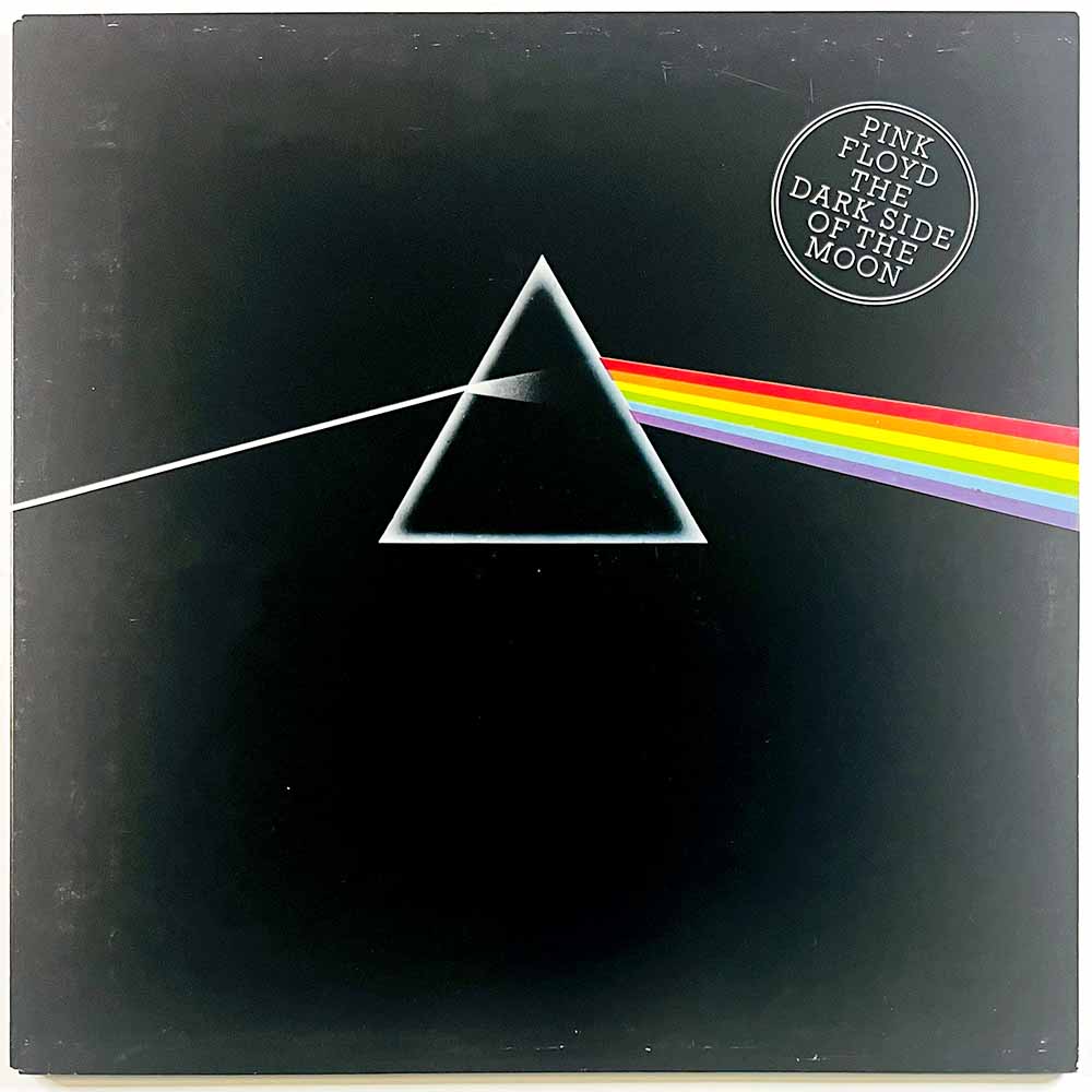 Pink Floyd 1973 SHVL 804 The Dark Side Of The Moon Begagnat LP