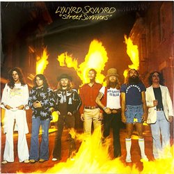 Lynyrd Skynyrd LP Street Survivors  kansi  levy  LP
