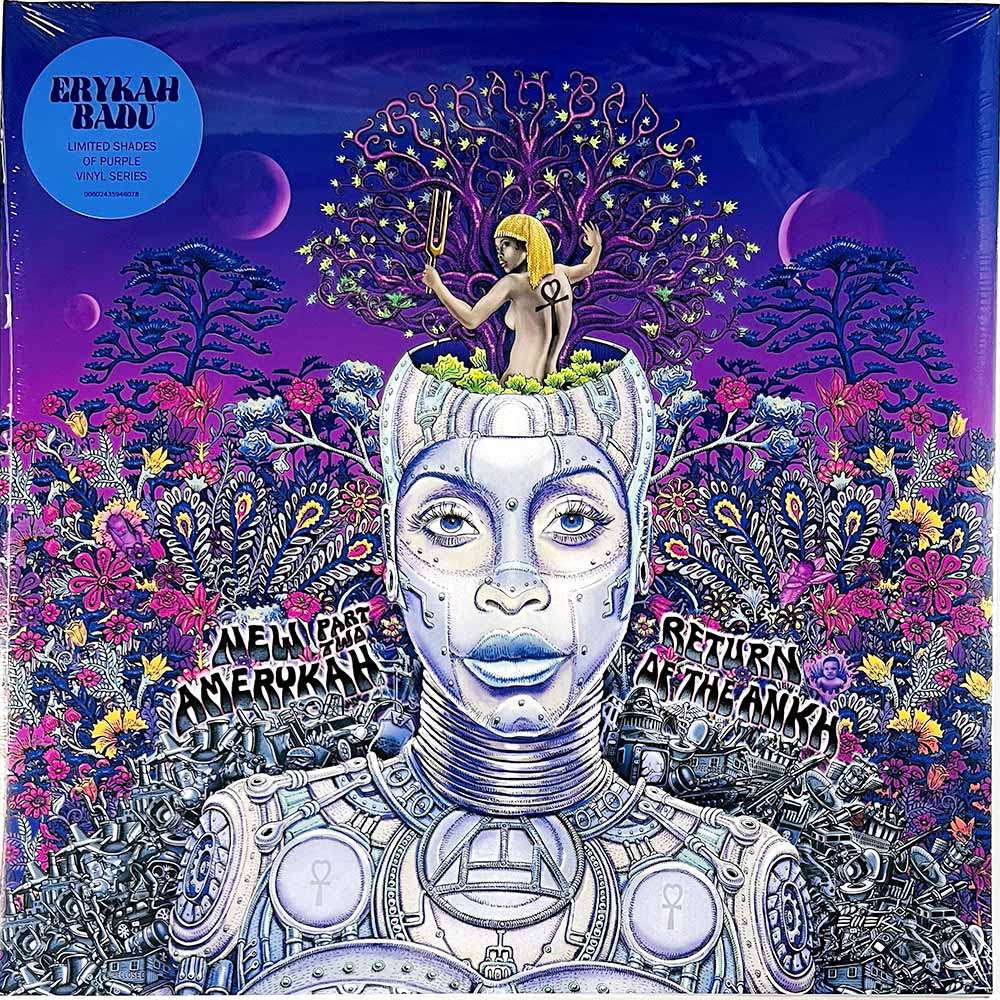 Badu Erykah LP New Amerykah part two: Return of the Ankh 2LP  kansi  levy  LP