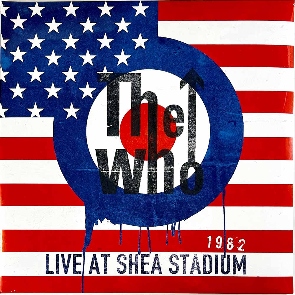 Who LP Live At Shea Stadium 1982 3LP  kansi  levy  LP