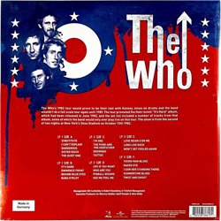 Who LP Live At Shea Stadium 1982 3LP  kansi  levy  LP